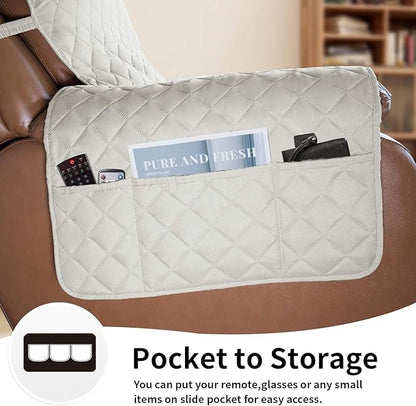 Easy-Going Oversized Recliner Cover Reversible Couch Cover Sofa Cover - Image 3