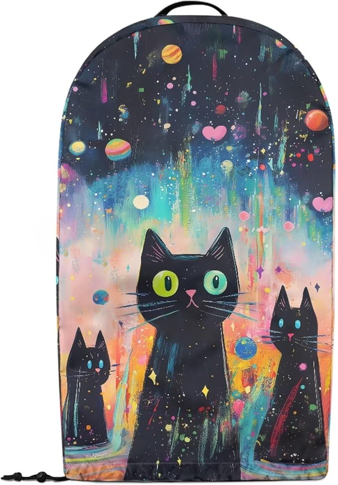Vintage Black Cat Blender Dust Cover Food Processor Cover Coffee Machine - Image 2