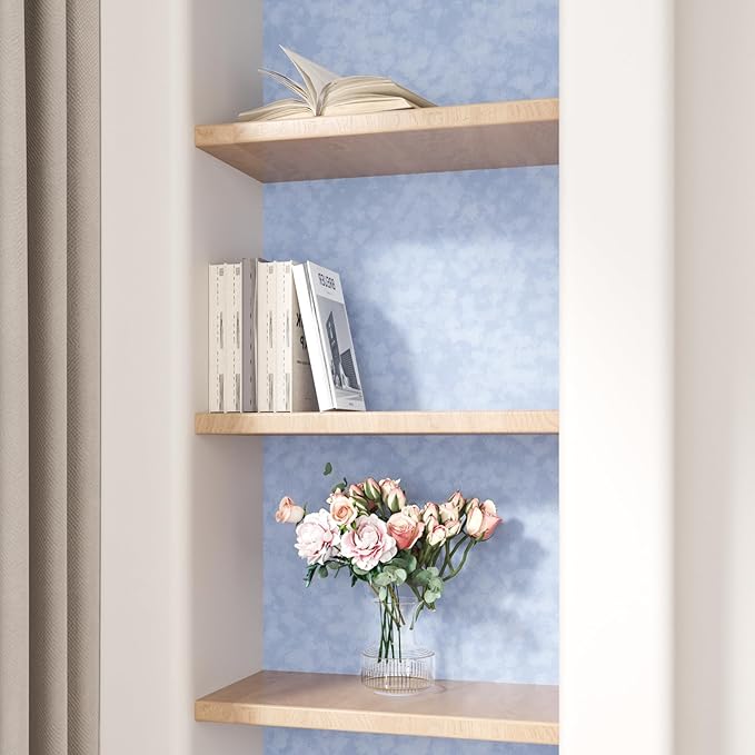 Light Blue Self Adhesive Velvet Flocking Liner - Image 6