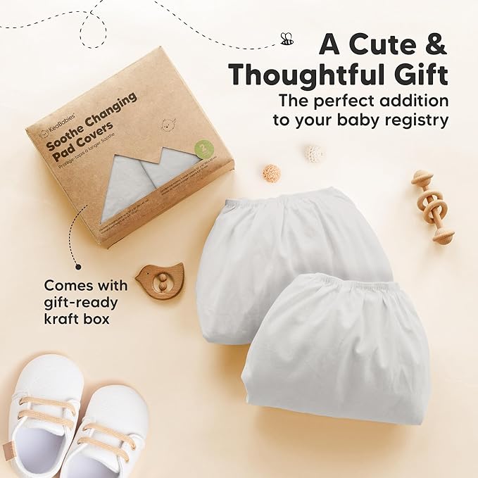 2-Pack Organic Changing Pad Covers - Image 9
