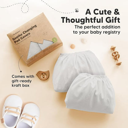 2-Pack Organic Changing Pad Covers - Image 9
