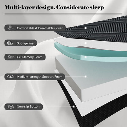 vamcheer folding mattress king size foldable mattress 6, close-up detail
