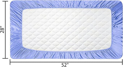 2 Pack Satin Soft Crib Sheet for Baby - Image 6
