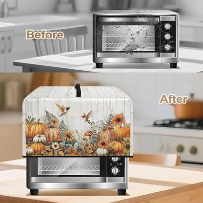 Microwave Oven Dust Cover, Thanksgiving Hummingbird Polyester Dust Cover - Image 4