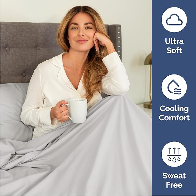 Queen Size 4 Piece Sheet Set - Image 4