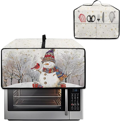 Christmas Air Fryer Toaster Oven Dust Cover Dustproof Convection Oven Cover - Image 2