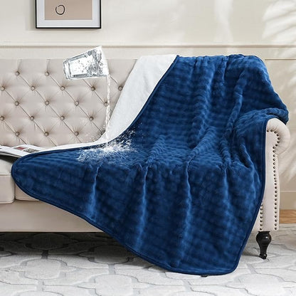 Waterproof Blanket for Bed Couch Sofa Car, Soft Leakproof Dog Blanket by Yaning