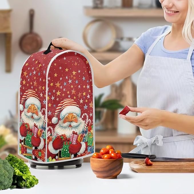 Christmas Blender Covers for Kitchen Countertop Decor, Santa Claus Blender - Image 3