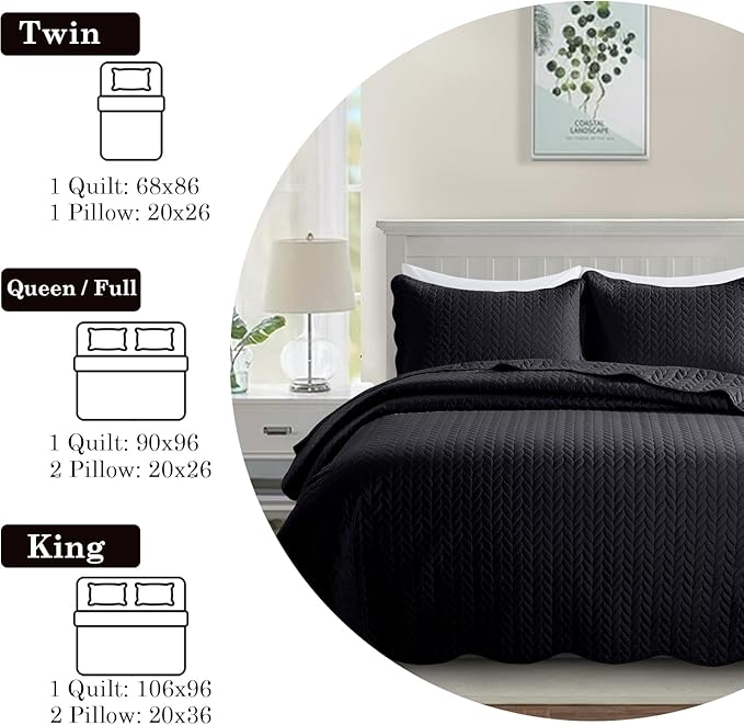 IR Imperial Rooms 8 Pack California King Quilt Bedding Set - Image 3