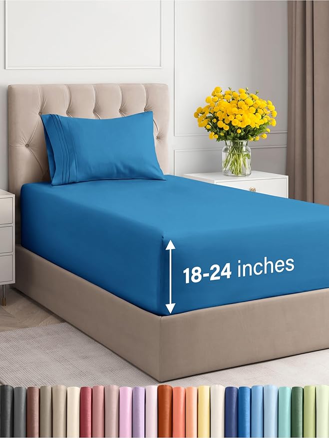 Extra Deep Pocket Twin Sheets - Image 2