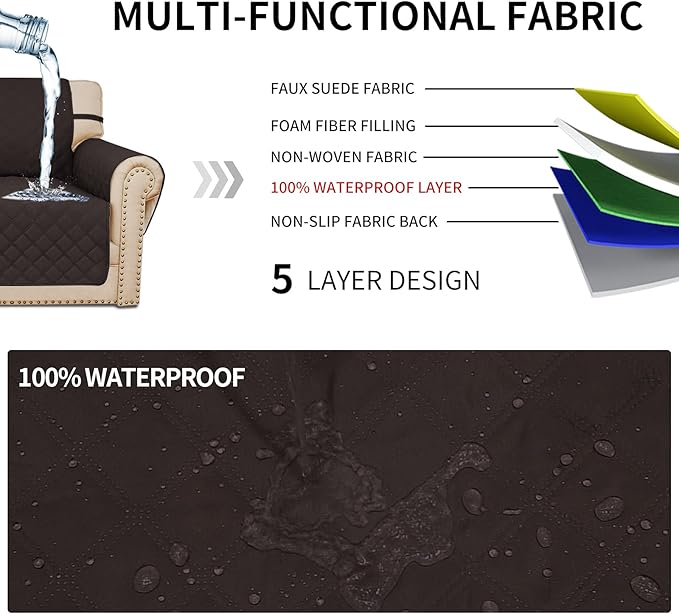 Easy-Going Sofa Slipcover Waterproof Sofa Cover Couch Cover - Image 3