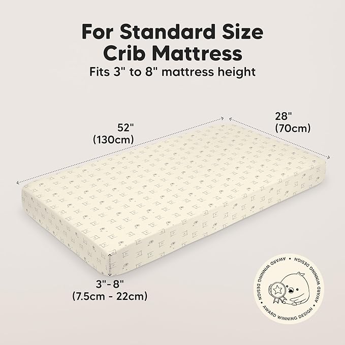 KeaBabies 2-Pack Baby Crib Sheets - Image 3
