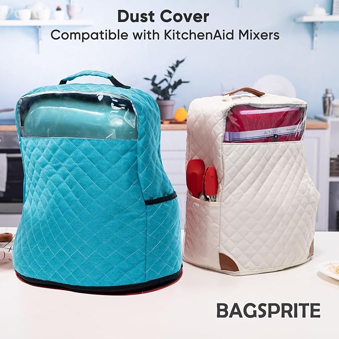 Stand Mixer Cover with Appliance Sliders Compatible with KitchenAd Mixer 6/7/8 - Image 6