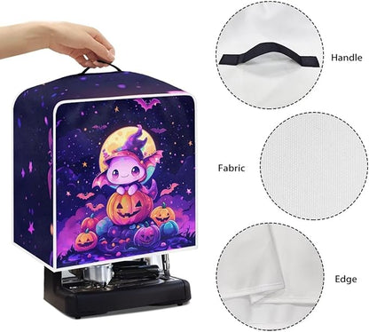 Coffee Maker Covers for Kitchen Counter Halloween Axolotl Coffee Machine Dust - Image 5