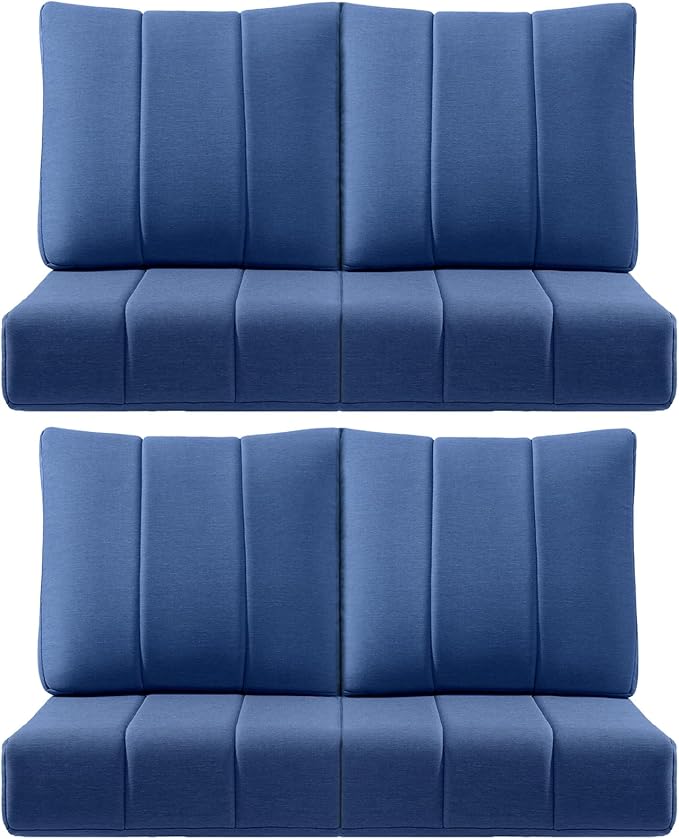 Luxury 24x24x6 Inch Kitty Outdoor Chair Cushions Set of 4 by ACTREST
