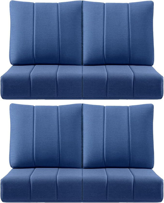 Luxury 24x24x6 Inch Kitty Outdoor Chair Cushions Set of 4 by ACTREST