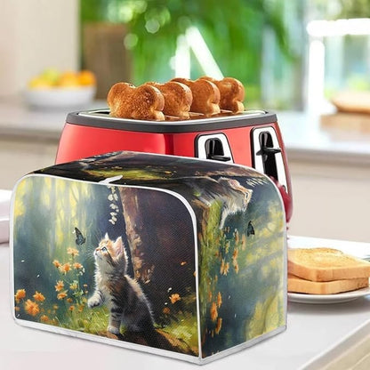 Cat Butterfly Printed Toaster Cover - Image 4