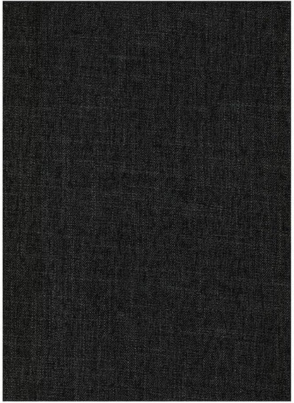 BOWERY HILL Full Linen Fabric Futon in Charcoal Gray-Frame Not Included - Image 3