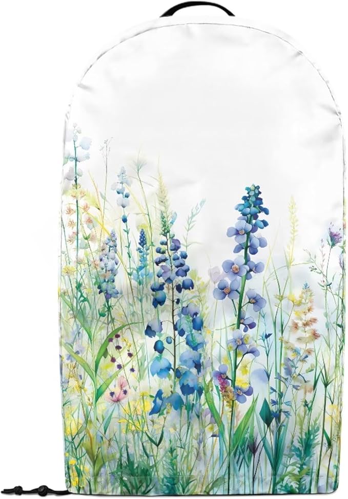 Blue Green Floral Coffee Machine Dust Cover Appliance Dust Covers Anti - Image 2