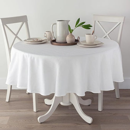 Benson Mills Cameron Textured Fabric Table Cloth, by BensonMills