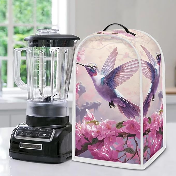 Talayituse Hummingbird Cherry Blossom Blender Dust Cover - Image 5