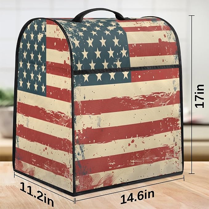 Stand Mixer Cover for 6-8 Quarts Mixer Kitchen Mixer Cover Fits Tilt Head & - Image 3