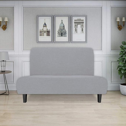 Easy-Going Stretch Futon Sofa Slipcover Armless Sofa Bed Cover Furniture - Image 2