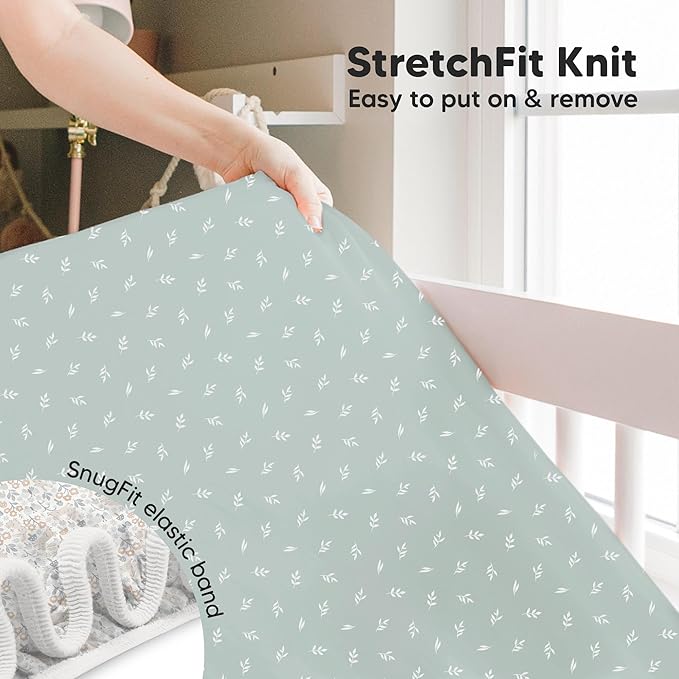 KeaBabies 2-Pack Baby Crib Sheets - Image 6