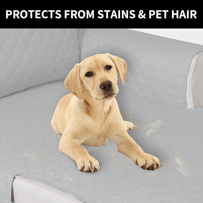 Easy-Going Reversible Chaise Lounge Couch Cover Water Resistant Sofa Cover - Image 4