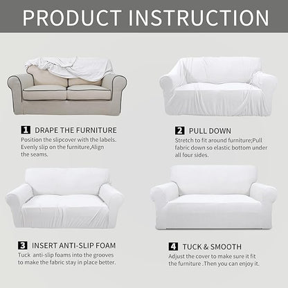 Easy-Going Stretch Oversized Sofa Slipcover 1-Piece Sofa Cover Furniture - Image 8