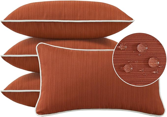 Decorative Outdoor Water Repellent Throw Pillows by Unimatta