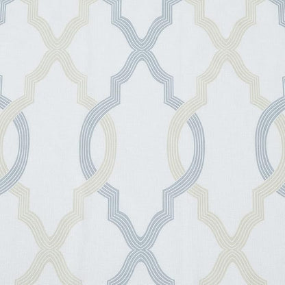 Gold Yellow/Grey Sheer Window Curtain Panels 63 Inches Length 52'' W, 2 Panels - Image 7