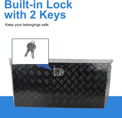 49 inch heavy duty aluminum trailer tongue tool showing dimensions