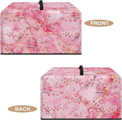 Microwave Oven Cover, Marble Flower Dustproof Machine Protector Decorative - Image 5
