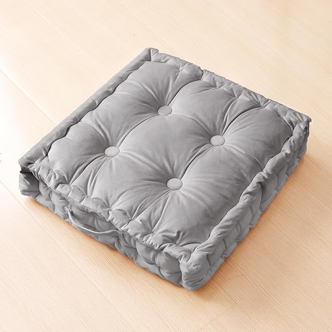 Square Floor Pillows, Large Floor Cushion by Unknown