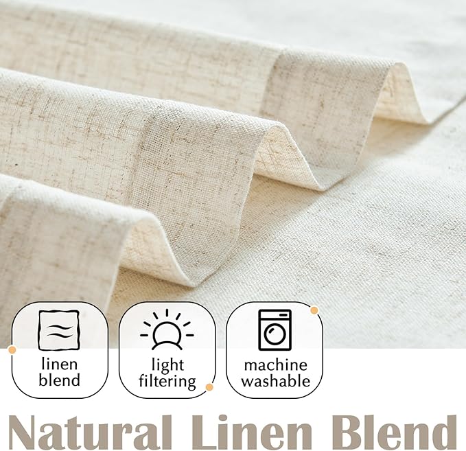 jinchan Linen Kitchen Curtain - Image 4