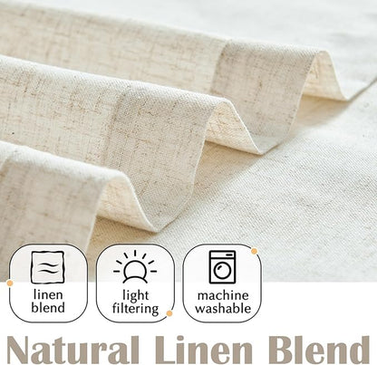 jinchan Linen Kitchen Curtain - Image 4