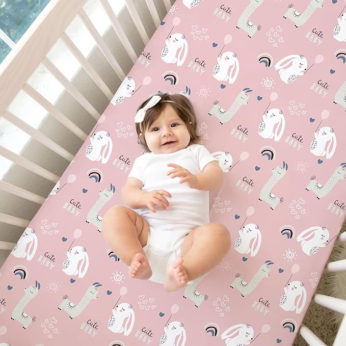BROLEX Baby Fitted Crib Sheets: Kid Crib Sheets - Image 3