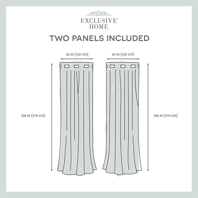 TOWN & COUNTRY LUXE Talia Double Layer Indoor Curtains, Sheer and Room - Image 8