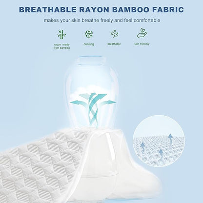 GRT Waterproof Mattress Protector Queen, Rayon Bamboo Mattress Protector - Image 5