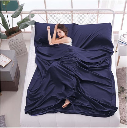 Sleeping Bag Liner, Travel Sheet & Adult Sleep Sack, Camping Sheets Travel by BREENHILL