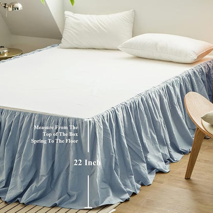 BISELINA French Linen Bed Skirt - Image 4