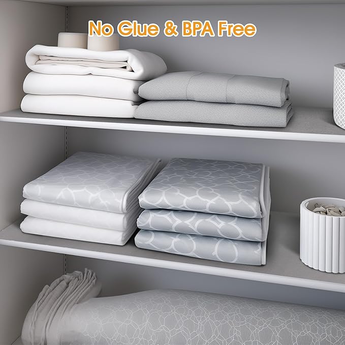 Shelf and Drawer Liner for Kitchen Cabinets Non-Adhesive, Strong Grip Non-Slip - Image 6