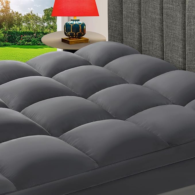 CHOKIT Twin Mattress Topper, Extra Thick Pillow Top Mattress Pad by CHOKIT