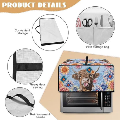 Microwave Oven Cover Heavy Duty Microwave Oven Dust Cover - Image 6
