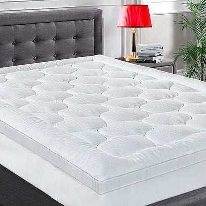 COHOME Mattress Topper King 1300 GSM Extra Thick Cooling Mattress Pad 400TC by COHOME