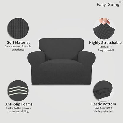Easy-Going Stretch Oversized Chair Sofa Slipcover 1-Piece Couch Sofa Cover - Image 3