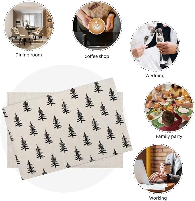 Christmas Set of 4 placemats - Image 6