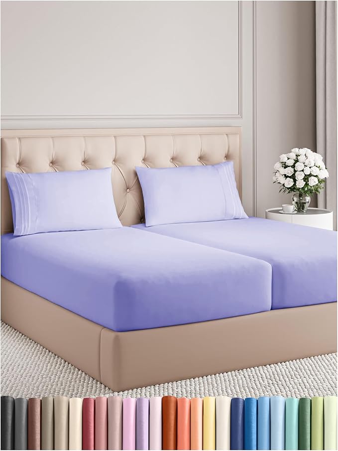 Split King Size 5 Piece Sheet Set by CGKUnlimited