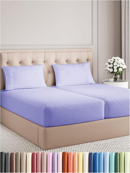 Split King Size 5 Piece Sheet Set by CGKUnlimited
